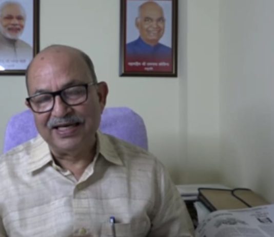 आहार, आय, आजीविका और आवागमन की भाषा है हिन्दी – प्रो. त्रिपाठी