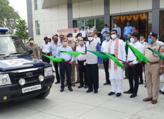 एंटी रोमियो स्क्वाएड एवं महिला शक्ति मोबाइल वाहन को दिखाई हरी झंडी