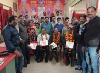 एनसीआरएमयू की ईएमएस 2 स्टोर ब्रांच में सेवानिवृत्तों को विदाई