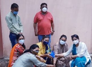 समाजसेवी टीचर्स ग्रुप ने भी लगाए पौधे