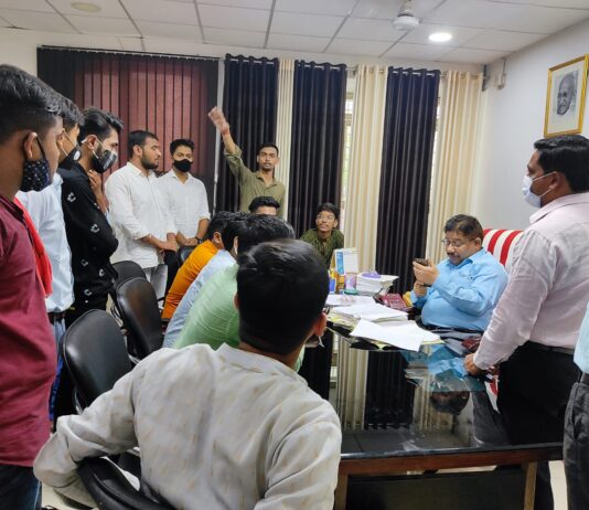 अभाविप ने 12 सितम्बर तक का दिया अल्टीमेटम