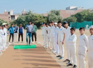 डीसीए का तीसरा अंडर-14 का प्रशिक्षण लीग टूर्नामेंट मैच जालौन ने जीता