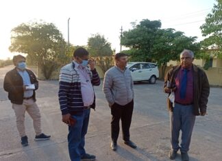 प्रमुख मुख्य वाणिज्य प्रबंधक द्वारा झाँसी मंडल का निरीक्षण