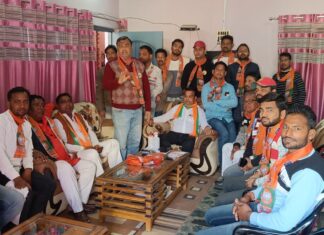 भाजपा को जिताने हेतु प्रेमनगर नगरा में घर-घर किया जनसंपर्क