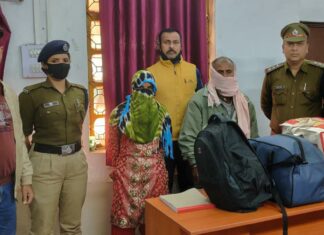 ग्वालियर स्टेशन पर 15 किलो 300 ग्राम गांजा की खेप सहित दम्पत्ति गिरफ्तार