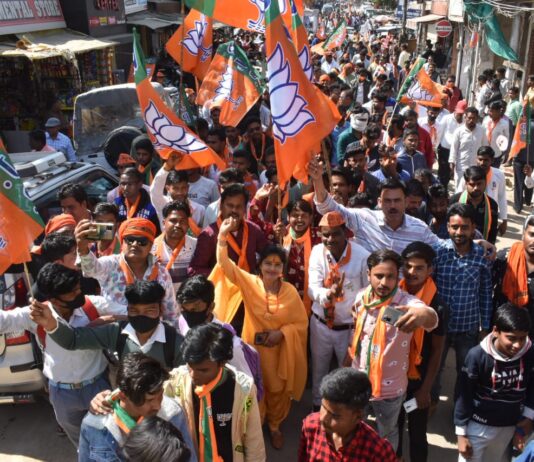 सदर बाजार कैण्ट क्षेत्र में एक तरफा दिखा भाजपामय माहौल