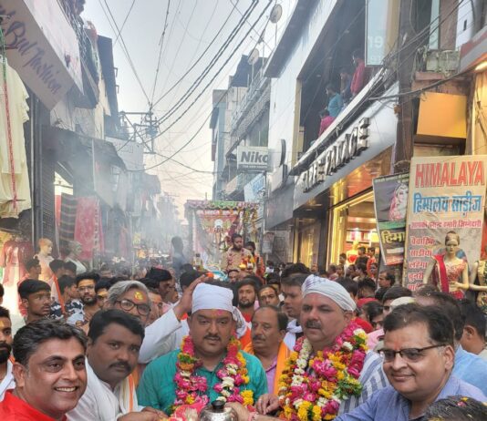श्रद्धा व भक्ति भाव से निकली मां महाकाली की पवित्र ज्योति यात्रा