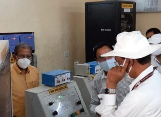 नयी ब्रॉड गेज तीसरी लाइन पर 127 प्रति घंटा की रफ़्तार से दौड़ी गाडी