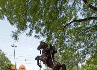 एनसीआरएमयू का वैगन रिपेयर वर्कशॉप गेट पर प्रदर्शन