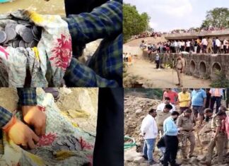 झांसी में जमीन में दफन चांदी के सिक्कों का खजाना निकला