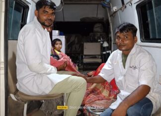 मार्ग में एंबुलेंस में हुई सुरक्षित डिलेवरी