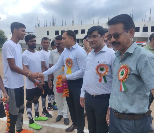 झांसी जिला फुटबॉल लीग का शुभारंभ