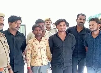 डकैती डालने से पहले आधा दर्जन बदमाश गिरफ्तार, भाजपा नेता का भाई भी शामिल