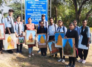 तूलिका से निहारा कलाकारों ने जरायमठ
