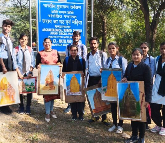 तूलिका से निहारा कलाकारों ने जरायमठ