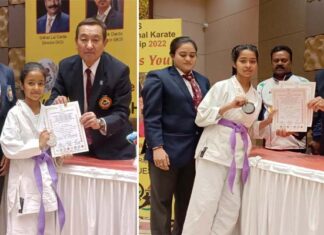 जयपुर में झांसी की दो बहनों ने प्रतिभा का डंका बजाया