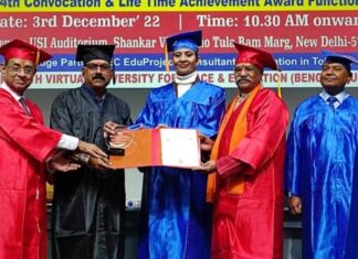 वरिष्ठ पत्रकार शशांक डाक्टरेट की मानद उपाधि से विभूषित