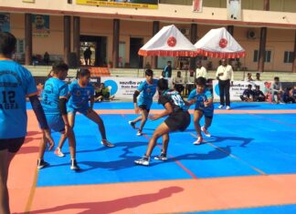 Jhansi में प्रदेश स्तरीय जूनियर बालिका कबड्डी प्रतियोगिता का शुभारम्भ