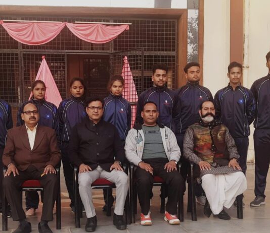 बुंदेलखंड विश्वविद्यालय महिला वर्ग व पुरूष वर्ग की आर्चरी टीम गठित