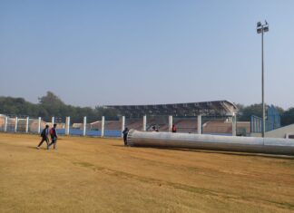 इसी माह ध्यानचंद स्टेडियम का एस्ट्रो टर्फ फ्लड लाइट से जगमगा उठेगा