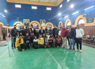 रेलवे बैडमिंटन टूर्नामेंट का शुभारम्भ