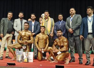 झांसी में मिस्टर एंड मिस नॉर्थ इंडिया बॉडी बिल्डिंग चैंपियनशिप में 10 राज्यों के प्रतिभागियों ने बिखेरे जलवे