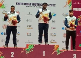 रिषभ यादव ने ’खेलो इण्डिया गेम्स’ में जीता रजत पदक