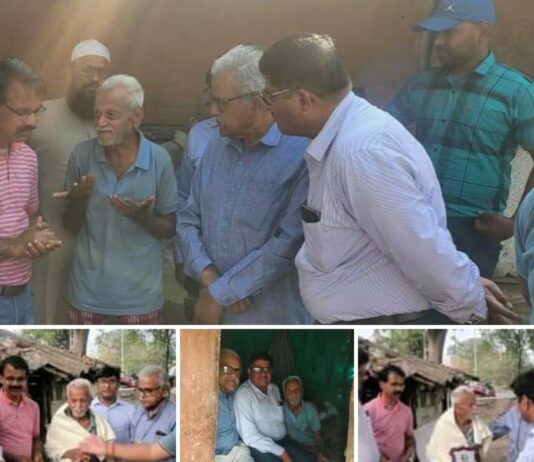 तंग हाल पूर्व हॉकी खिलाड़ी टेकचंद को आर्थिक मदद प्रदान की