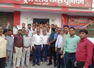 पुरानी पेंशन बहाली हेतु बाईक रैली का रूट मेप तैयार