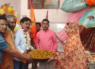 झांसी में राष्ट्रभक्त संगठन ने धूमधाम से मनाया हनुमान जन्मोत्सव