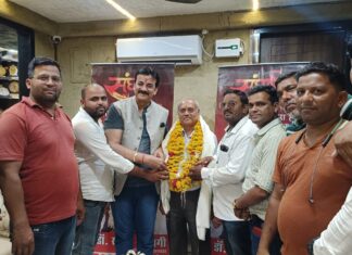 संघर्ष सेवा समिति द्वारा लोकतंत्र सेनानी वरिष्ठ पत्रकार रामसेवक अड़जरिया सम्मानित