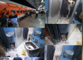 मालवा एक्सप्रेस के कोच में गैस रिसाव से अफरातफरी मची