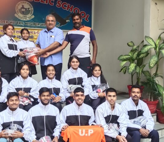 #गोवा में मल्लखम्भ प्रतियोगिता हेतु झांसी से टीम रवाना