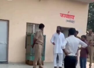 Jhansi विधायक पुत्र पर सत्ता का नशा चढ़ कर बोला, बालू खनन पर थानेदार को सुनाई खरी खोटी