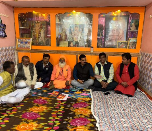 प्राण प्रतिष्ठा के उपलक्ष्य में राष्ट्रभक्त संगठन व संत सुरक्षा परिषद के धार्मिक कार्यक्रम