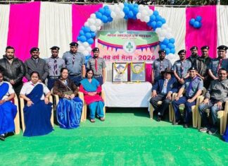 स्काउट व गाइड उमरे झांसी मंडल का मेला लगा