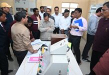 रेल संरक्षा आयुक्त द्वारा जौरा अलापुर- कैलारस ब्राड गेज रेल खंड का निरीक्षण