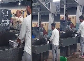 सनसनी बना वीडियो : प्लेटफार्म पर यूज्ड लंच बॉक्स डिस्पोजल धो कर फिर से हो रहा उपयोग !