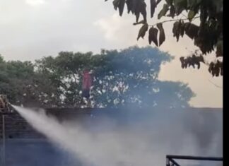 Jhansi लकड़ी के गोदाम में भड़के शोले, अफरातफरी