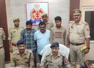 #Jhansi पुलिस मुठभेड़ : जवाबी फायरिंग में सुपारी किलर को लगी गोली, साथी भी हुआ गिरफ्तार