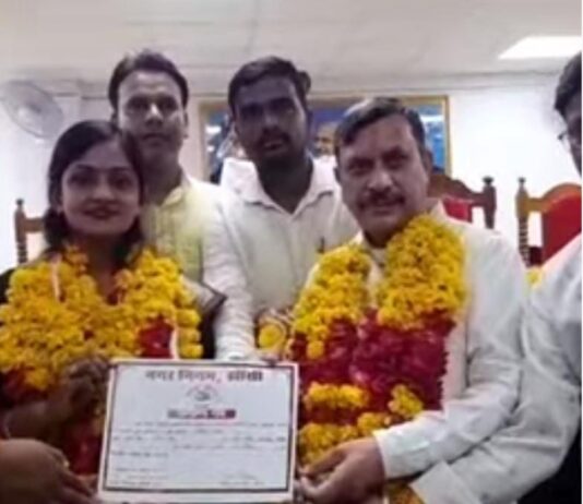 #Jhansi प्रियंका साहू निर्विरोध बनी नगर निगम उपसभापति