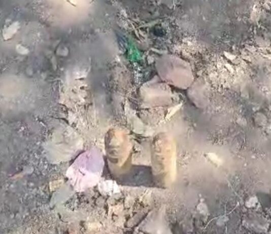 #Jhansi लक्ष्मी ताल की सफाई के दौरान मिले गदर काल के दो गोले