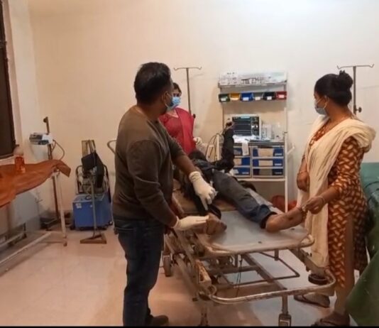 #Jhansi साथ जाने से पत्नी ने किया मना तो पति ने ससुराल में ही किया आत्मदाह