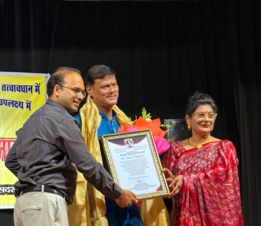 शास्त्रीय गायक समीर भालेराव संगीत सेवा रत्न पुरस्कार से सम्मानित