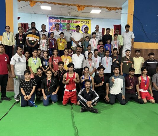 #Boxing व बालिका आत्मरक्षा ग्रीष्मकालीन प्रशिक्षण शिविर का पुरस्कार वितरण