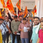 सनातन हिन्दू जोड़ो पद यात्रा के विरोधी के खिलाफ कार्यवाही हेतु प्रदर्शन