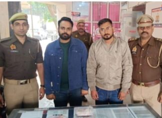 दो शातिर साइबर फ्रॉडिया गिरफ्तार, 57,500 रुपए, दो मोबाइल बरामद