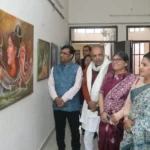 “आर्ट एग्ज़िबिशन” के चित्र कलाकारों की जीवंत अभिव्यक्ति