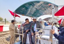 सीआरएस (पूर्वोत्तर परिक्षेत्र) द्वारा नव-दोहरीकृत बाँदा – डिंगवाही – खुरहण्ड रेलखंड का निरीक्षण