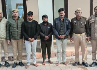 मुठभेड में पांडे कालोनी से उड़ाए 16 लाख के जेवरात, 65 सौ रुपए सहित शातिर गिरफ्तार